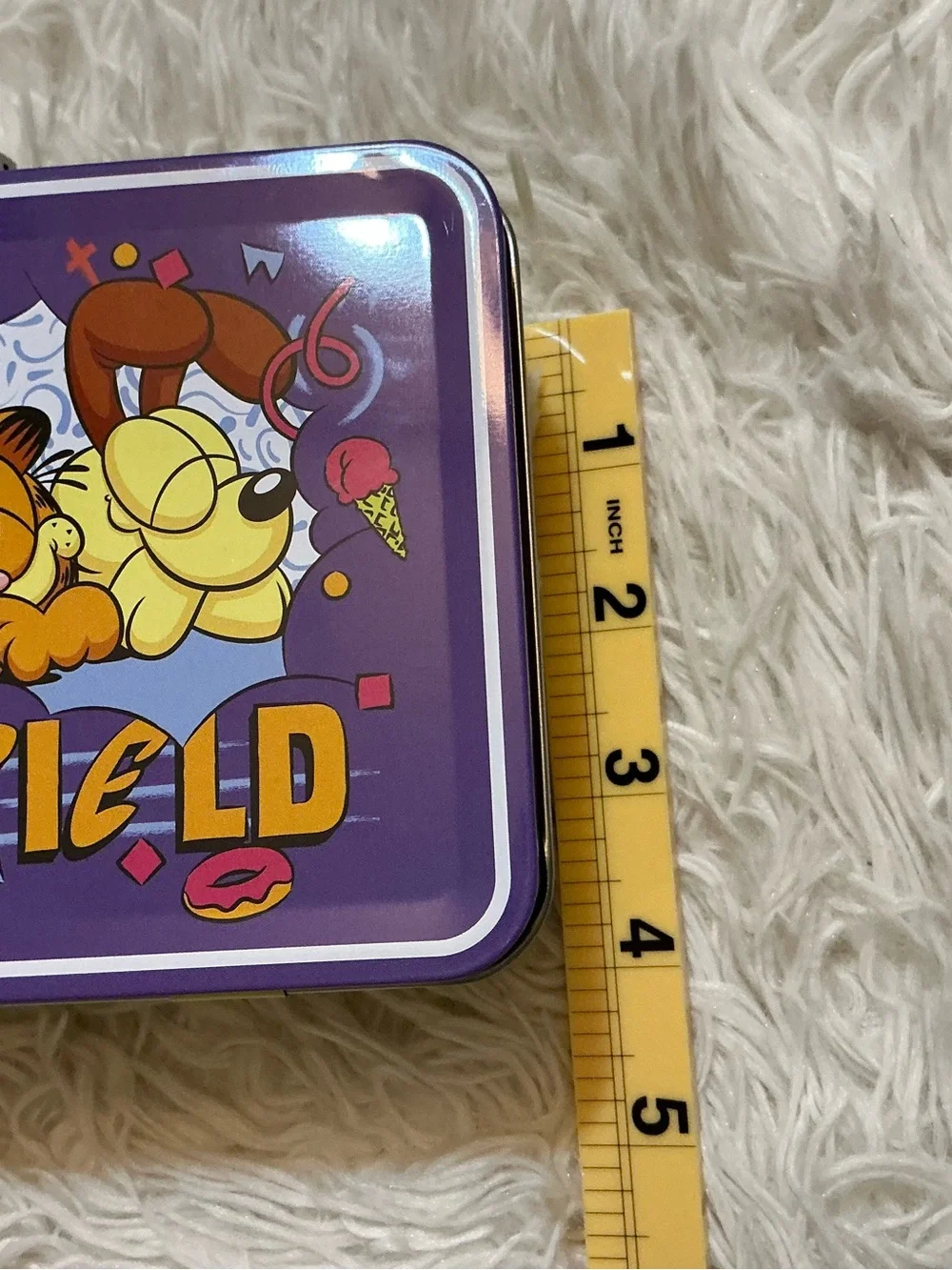 Nickelodeon Garfield and Odie Mini Tin Metal Lunch Box Storage Case